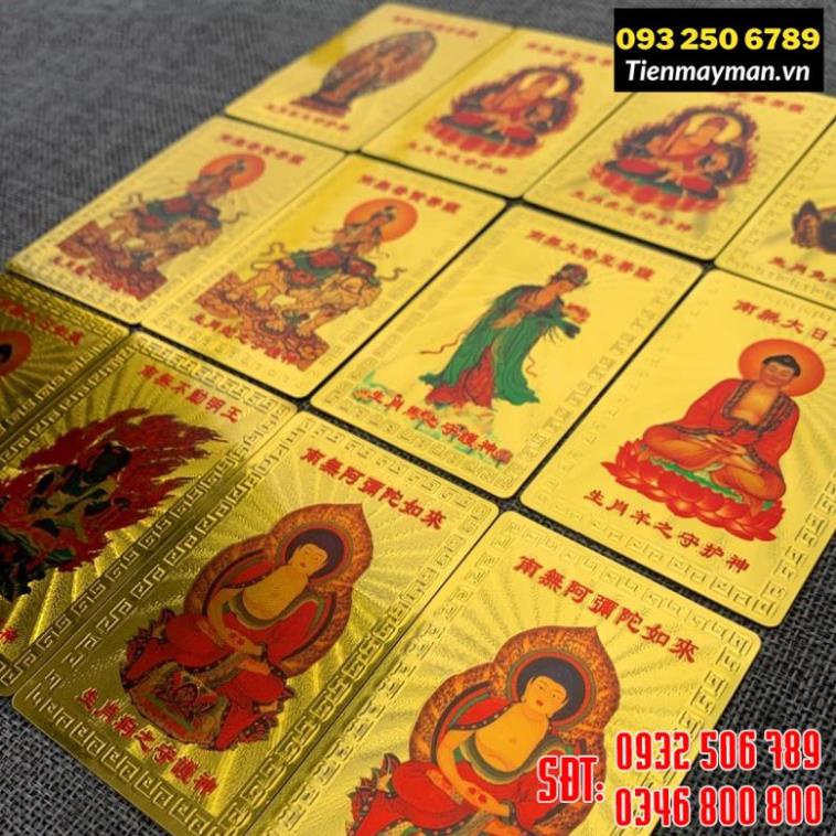 Kim Bài Phật Bản Mệnh 12 con giáp - ĐÃ KHAI QUANG , ĐÃ KHAI QUANG