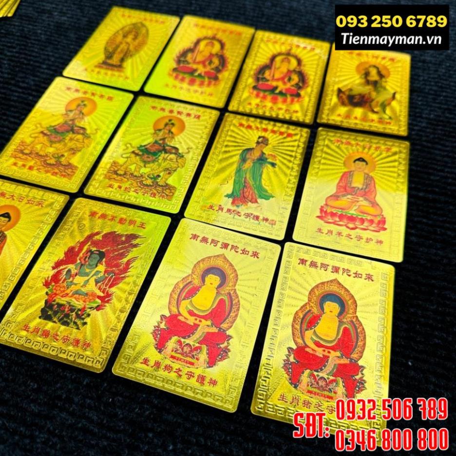 Kim Bài Phật Bản Mệnh 12 con giáp - ĐÃ KHAI QUANG , ĐÃ KHAI QUANG