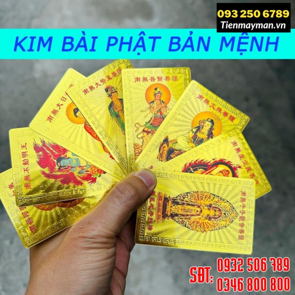 Kim Bài Phật Bản Mệnh 12 con giáp - ĐÃ KHAI QUANG , ĐÃ KHAI QUANG