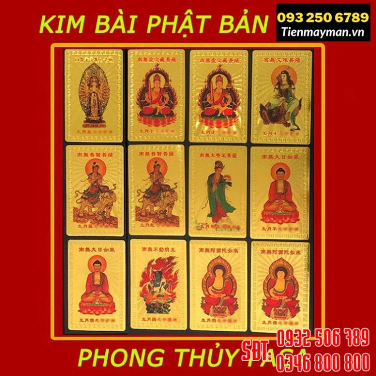 Kim Bài Phật Bản Mệnh 12 con giáp - ĐÃ KHAI QUANG , ĐÃ KHAI QUANG