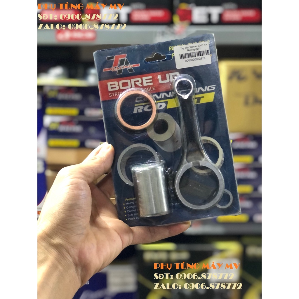 Tay dên TA thép cứng size Zin dành cho xe Winner