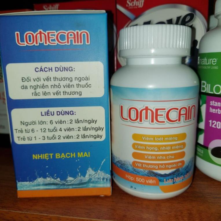 Nhiệt miệng bạch mai hộp 500 viên