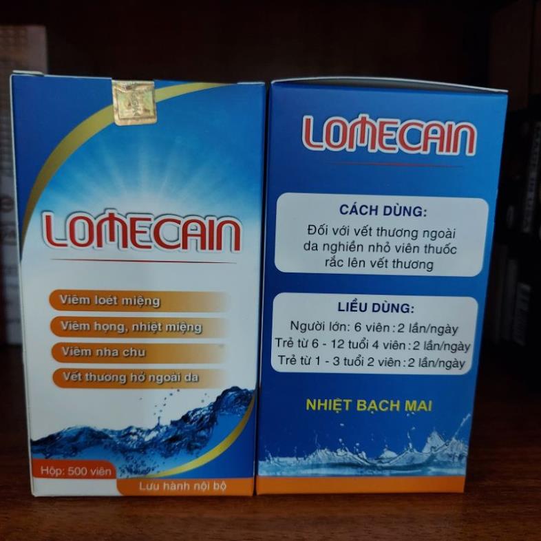 Nhiệt miệng bạch mai hộp 500 viên