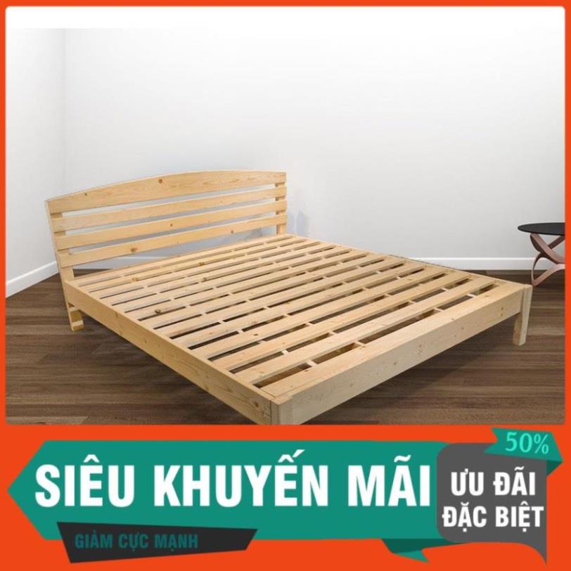 Giường Ngủ Lắp Giáp Gỗ Tự Nhiên Bền Đẹp - Nội Thất T-HOUSE