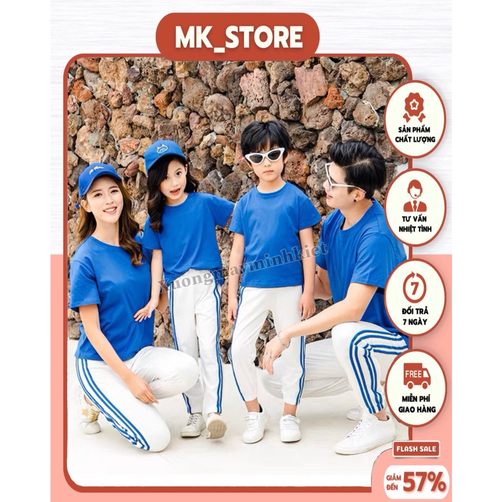 Áo Thun Trơn Nam Nữ Size (37 -> 65kg) Áo Nhóm Đủ Màu (MK) Vải Cotton co dãn mềm mịn, thoáng mát (TT09)