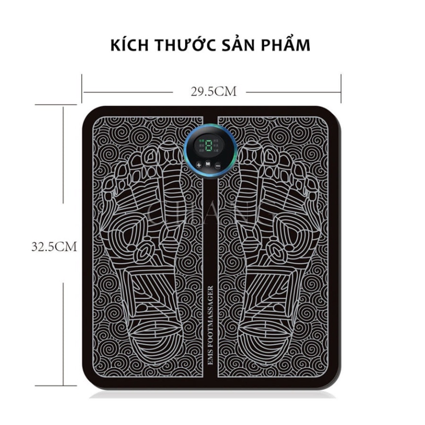 Thảm Massage Chân Giúp Lưu Thông Khí Huyết, Giảm Đau Mỏi Chân, Máy Massage Chân Xung Điện