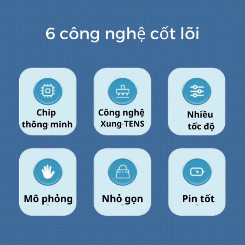 Miếng dán massage xung điện cổ vai gáy, bắp tay, lưng , pin sạc - Máy massage mini toàn thân