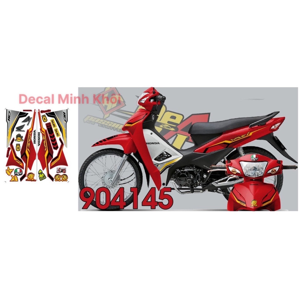 TEM RỜI WAVE 110cc MẪU WAVE I HOT HIT