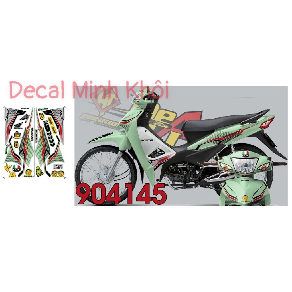 TEM RỜI WAVE 110cc MẪU WAVE I HOT HIT