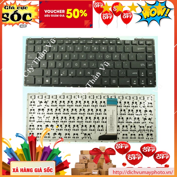 Bàn phím cho laptop Asus X451 X451 X451C X451CA X451M X451MA hàng chất lượng Kholinhkienmayin