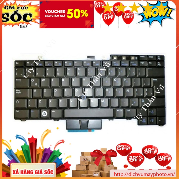 Bàn phím dùng cho laptop Latitude E5400 E5410 E5500 E5510 hàng hãng mới 100% Kholinhkienmayin