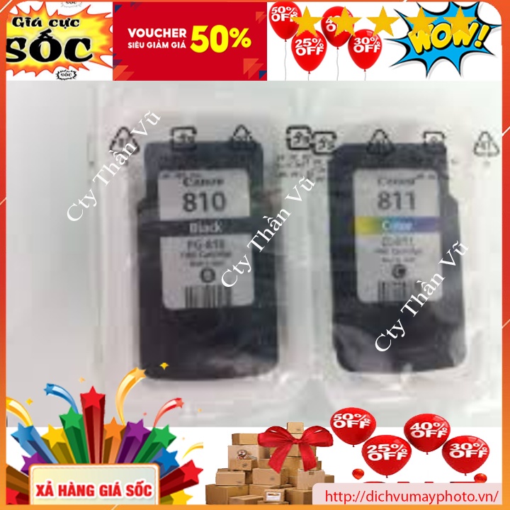 Đầu in cũ đã qua sử dụng mã 810 811 cho canon IP 2770 hàng đẹp đảm bảo INECO