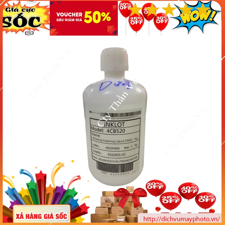 Dung dịch dưỡng ẩm đầu phun TX800 - DX5 - XP600 - I3200 chuẩn bền giá rẻ INECO