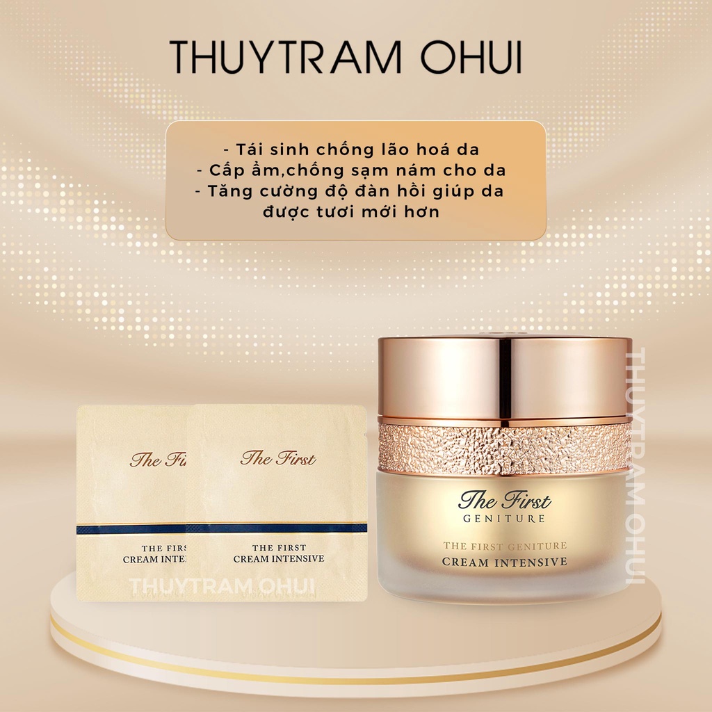 Gói Kem Dưỡng Tái Sinh Da Cao Cấp Ohui The First Cream Intensive 1ML