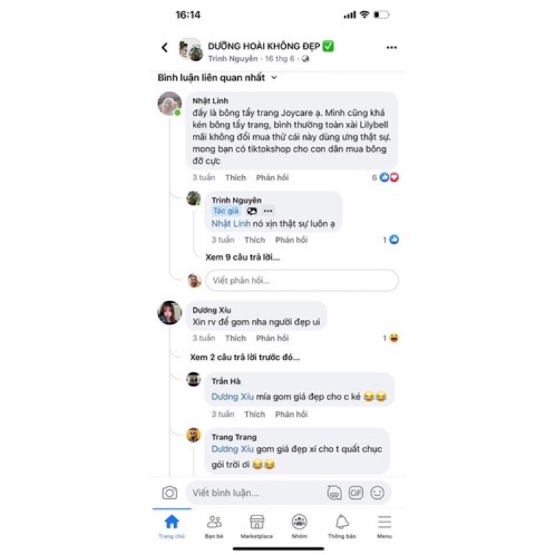 Bông tẩy trang Joycare 210M -