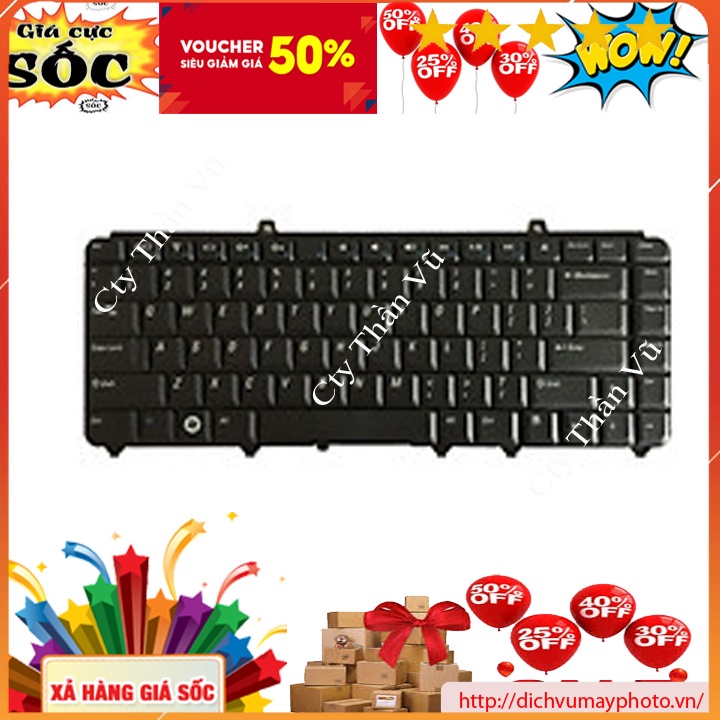 Bàn phím laptop Dell Inspiron 1400 1420 1421 1520 1525 1526 1540 2424 2520 1545 chất lượng tốt INECO