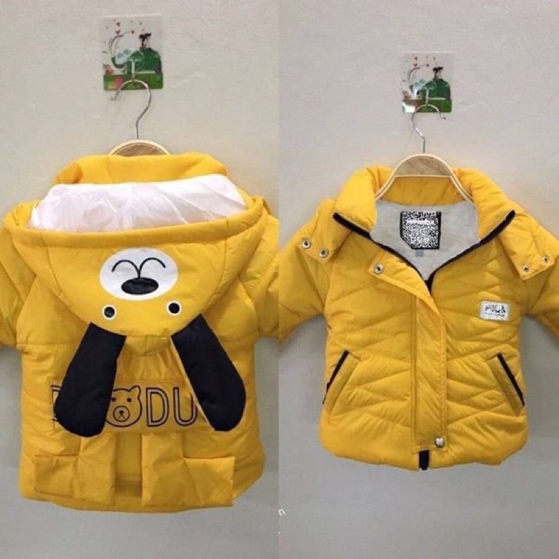 Áo khoác cho bé , áo phao cho bé siêu nhẹ,áo khoác phao trẻ em hình cún cho bé trai và gái siêu ấm