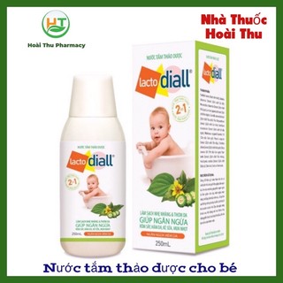 [ Kèm quà tặng ] Nước tắm thảo dược Lacto Diall - Hết rôm sẩy , mẩn ngứa cho bé