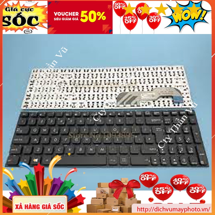 Bàn phím cho Laptop Asus X541 X541U X541UA X541UV X541S X541SA hàng nhập khẩu bảo hành INECO