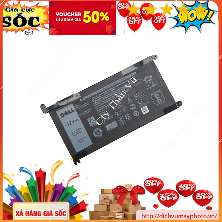 Pin Laptop Dell Inspiron 5480 5481 5482 5488 5567 5568 5368 5378 7460 7472 7368 7569 7579 INECO