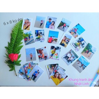 IN ẢNH THEO YÊU CẦU ( 6 x 9 ) ( 6 x 8 ) ÉP PLASTIC