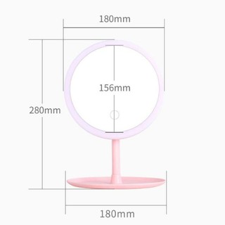 Gương trang điểm có led để bàn