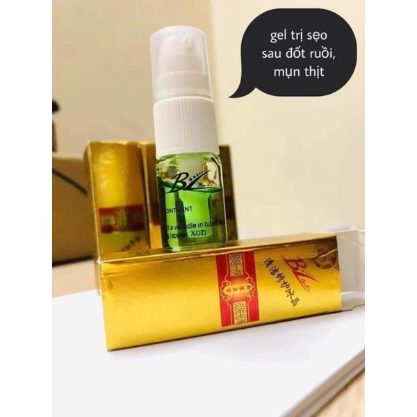 Gel sẹo BL, gel bôi sau đốt nút ruồi, phun xăm