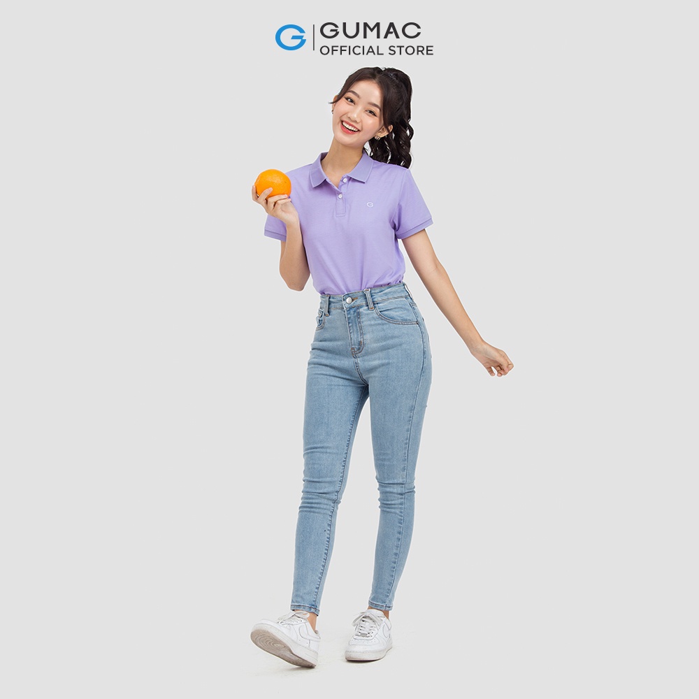 Áo polo thêu chữ ATC06014 thời trang GUMAC | BigBuy360 - bigbuy360.vn