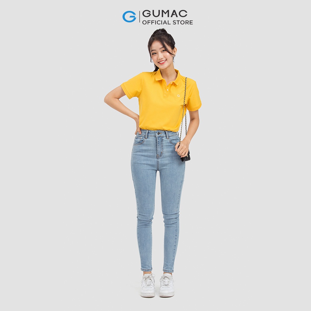 Áo polo thêu chữ ATC06014 thời trang GUMAC | BigBuy360 - bigbuy360.vn