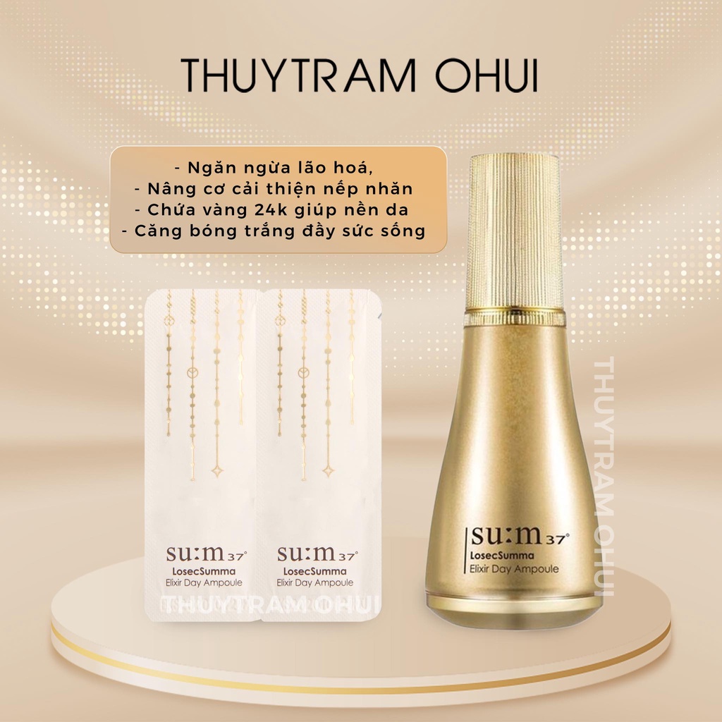 Gói tinh chất vàng ngày Su:m 37° Losec Summa Elixir Ampoule 1ml
