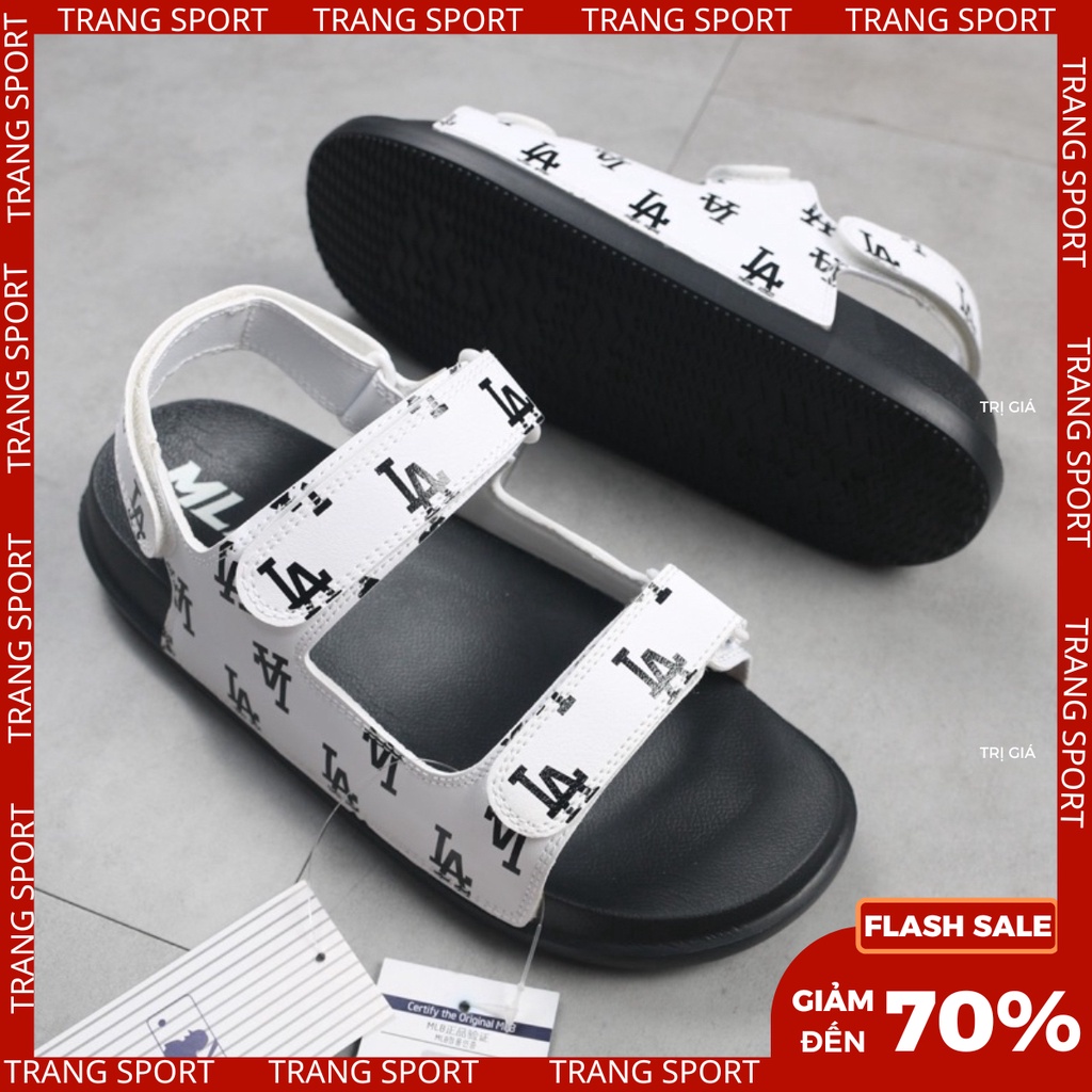 Sandal MLB NY thời trang đế bằng cao cấp fullbox