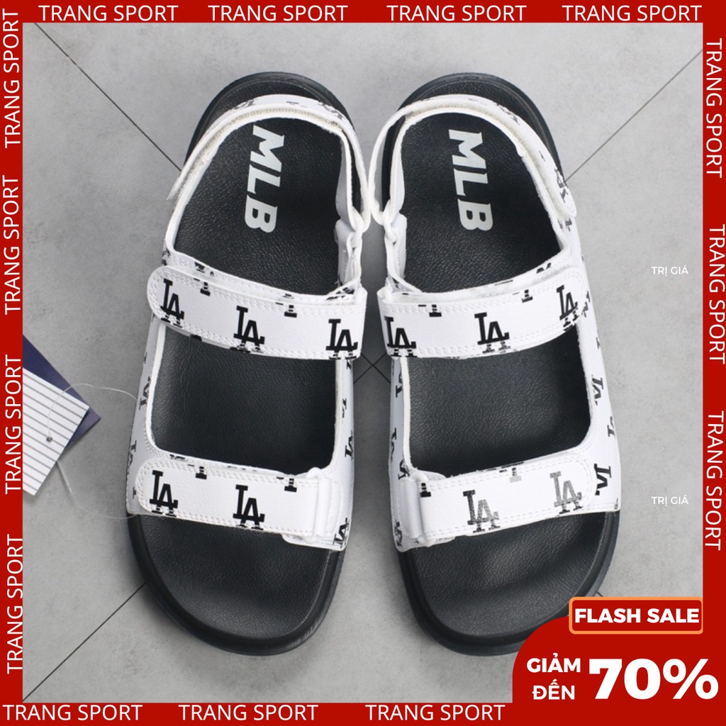 Sandal MLB NY thời trang đế bằng cao cấp fullbox