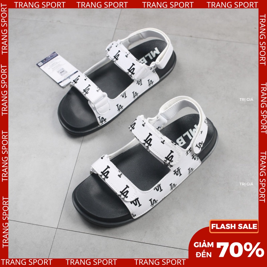 Sandal MLB NY thời trang đế bằng cao cấp fullbox