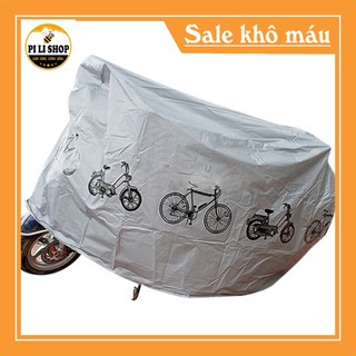 Bạt phủ xe máy, áo trùm xe máy chất lượng tốt, chống mưa nắng, bụi bẩn, vải dù chống thấm tuyệt đối