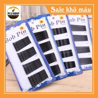 Vỉ Kẹp Tóc Ghim Tăm Đen ( Loại 36 cây),ghim cài tóc sử dụng để kẹp giữ tóc, tạo dáng tóc