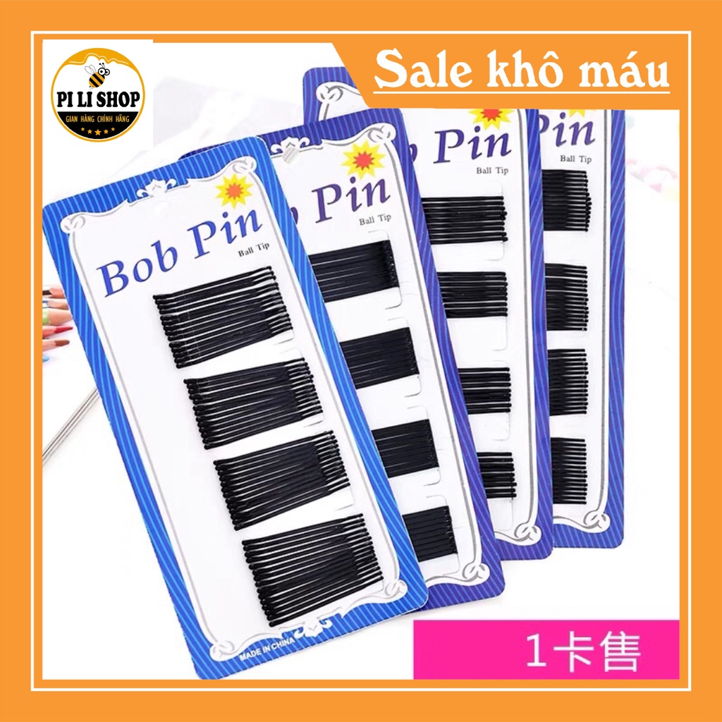 Vỉ Kẹp Tóc Ghim Tăm Đen ,ghim cài tóc sử dụng để kẹp giữ tóc, tạo dáng tóc
