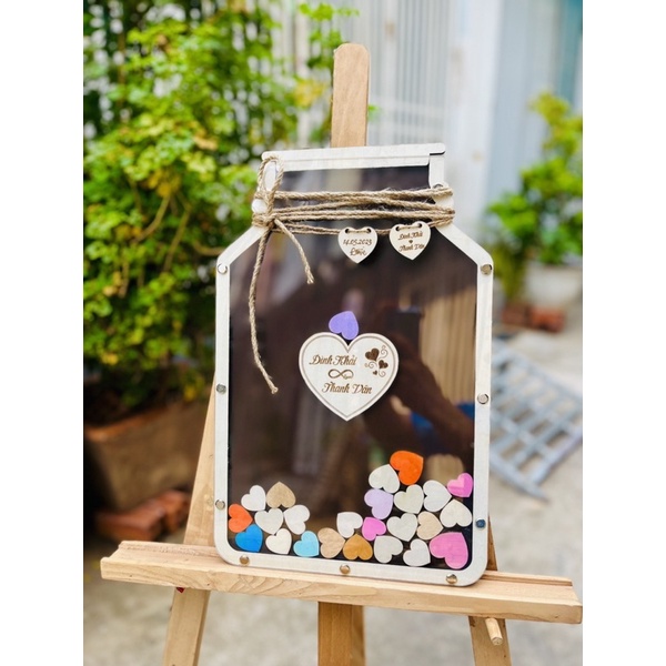 LỌ THẢ TIM KÝ TÊN THẢ TIM ĐÁM CƯỚI