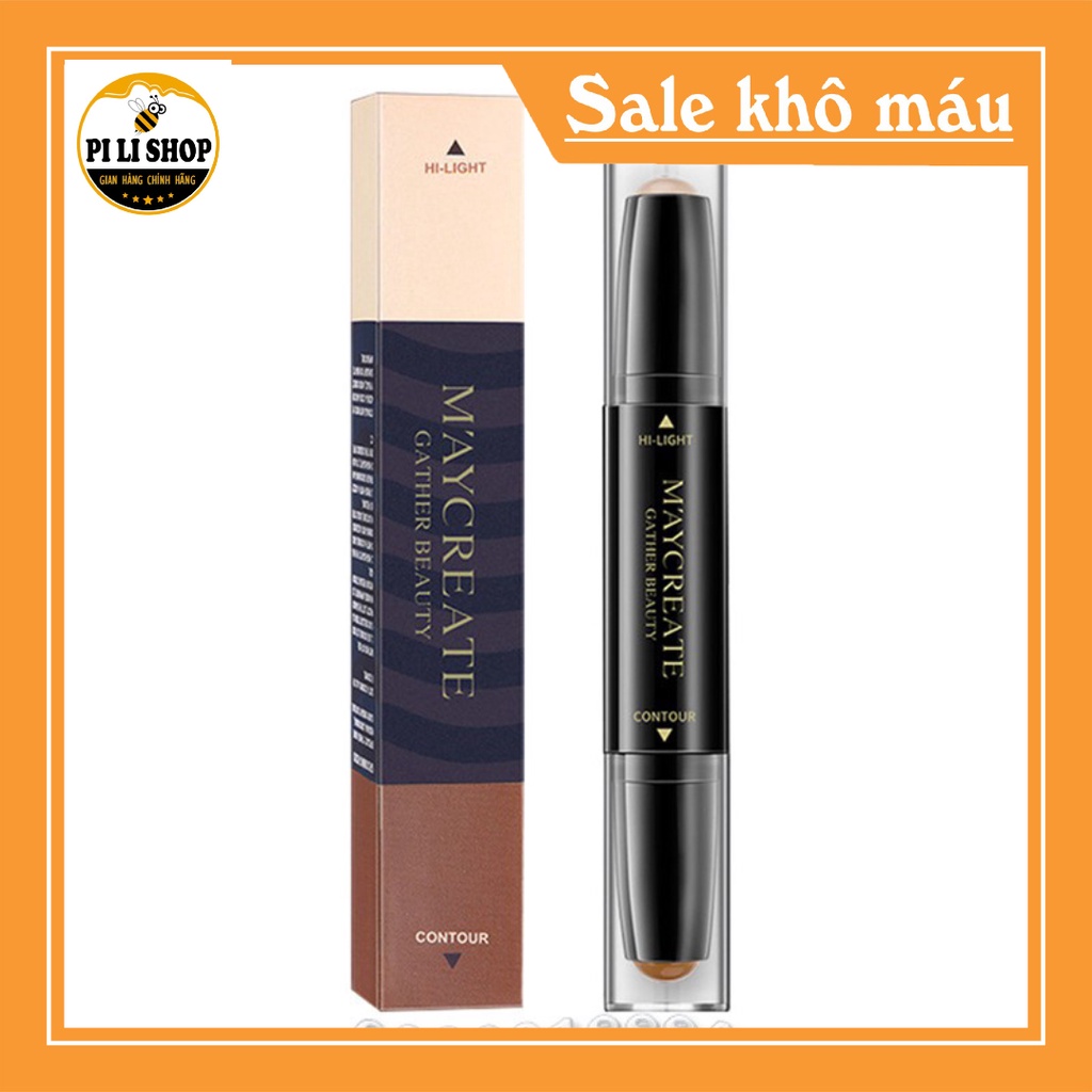 Bút tạo khối che khuyết điểm 2 đầu Wonder Maycreate
