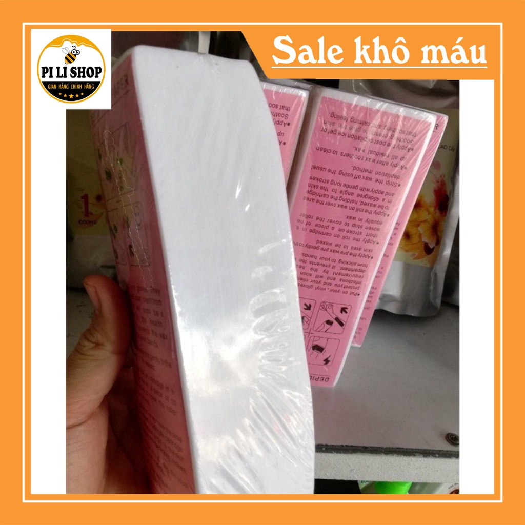 Giấy Wax lông chuyên dụng wax nóng lạnh, Giấy wax lông horshion cao cấp 100 tờ