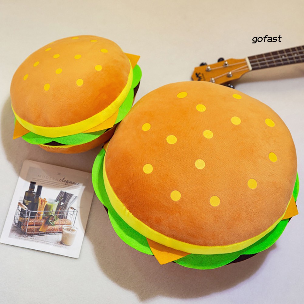 Đồ Chơi Nhồi Bông Hình Bánh Hamburger Dễ Thương Cho Bé