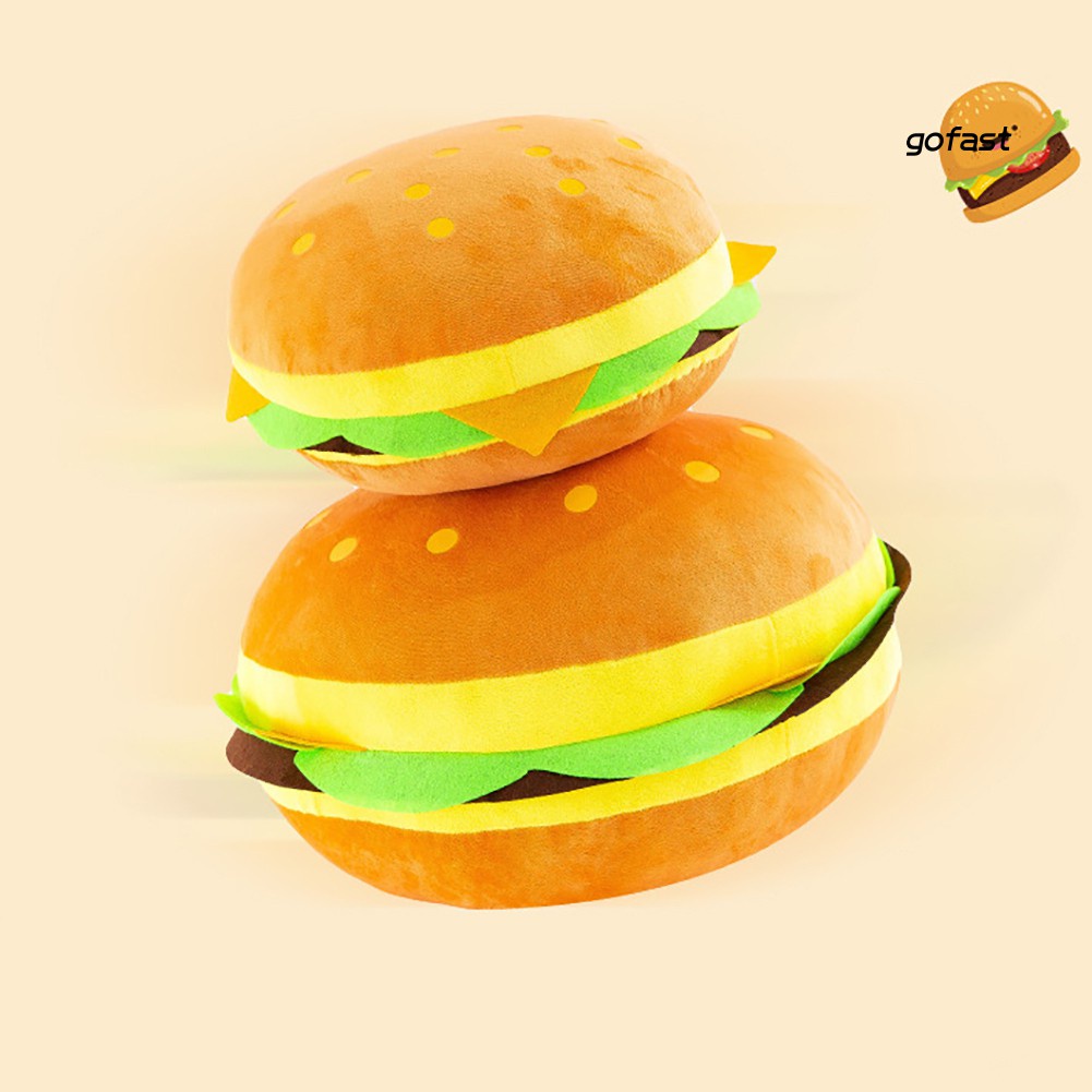 Đồ Chơi Nhồi Bông Hình Bánh Hamburger Dễ Thương Cho Bé