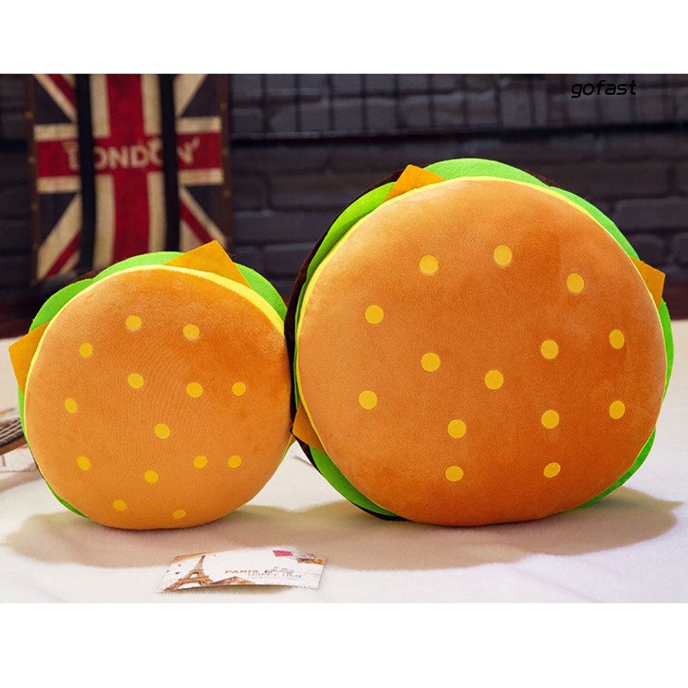 Đồ Chơi Nhồi Bông Hình Bánh Hamburger Dễ Thương Cho Bé