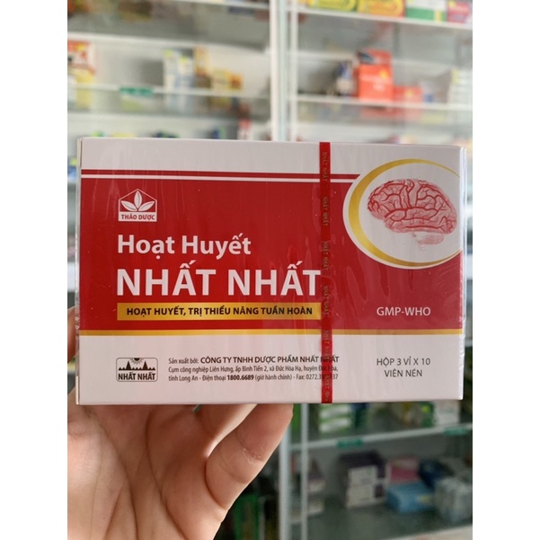 Viên Uống Hoạt Huyết Nhất Nhất. Tăng Cường Lưu Thông Máu