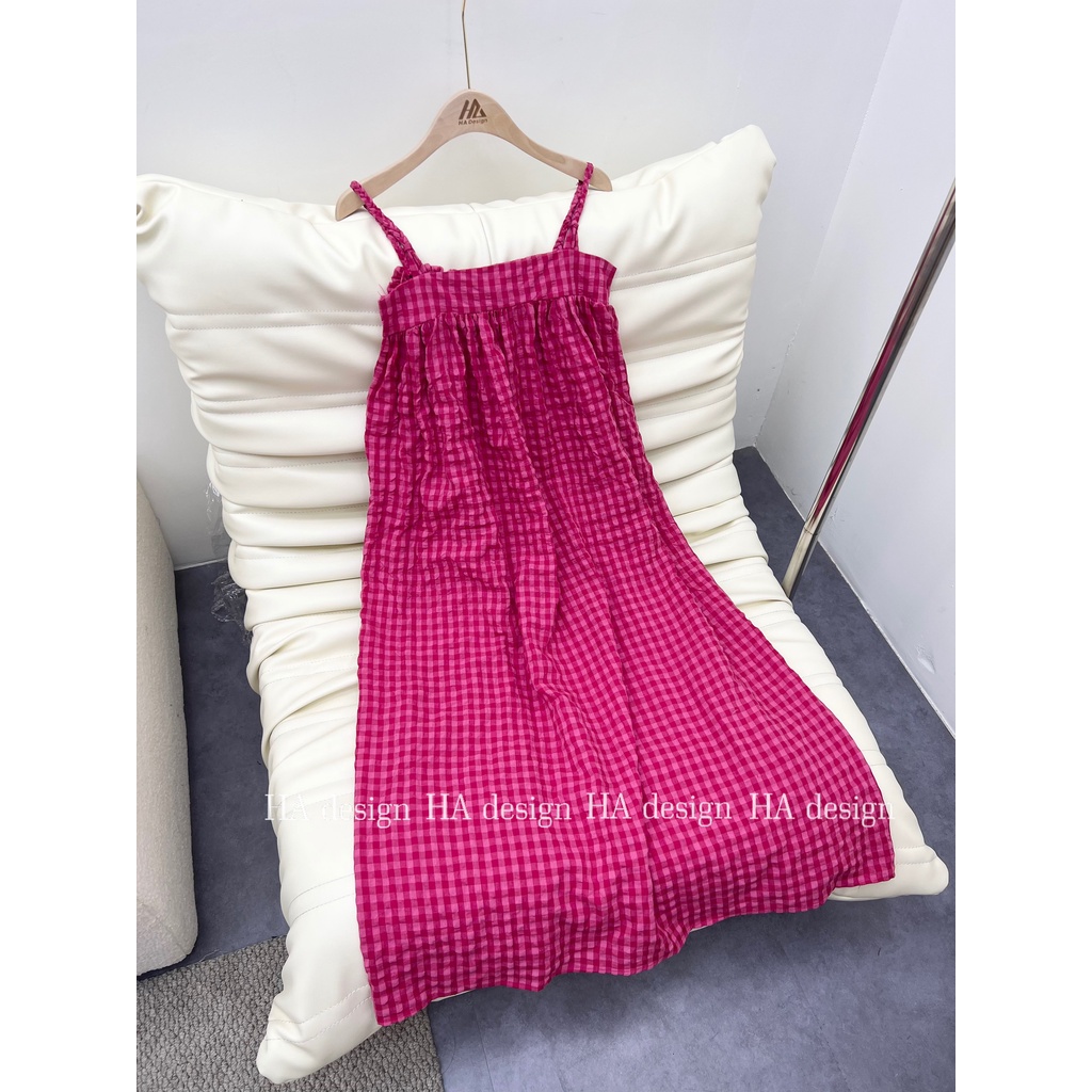 Váy kẻ dây Tết MPB siu hot Hàng QC