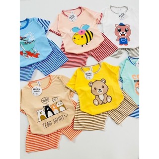 Bộ đồ cộc tay ngắn tay bé trai bé gái dễ thương Z52