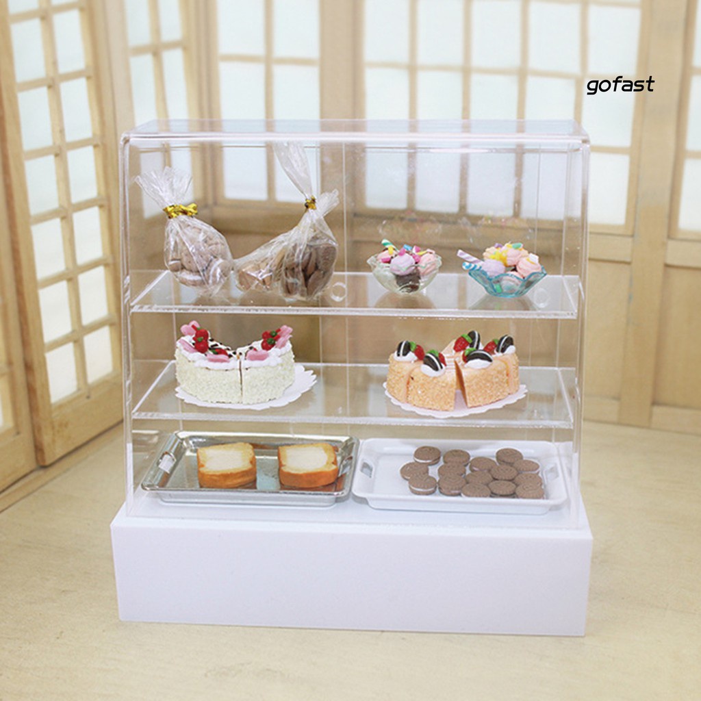 Tủ Bánh Snack Mini Tự Lắp Ráp Xinh Xắn Cho Nhà Búp Bê