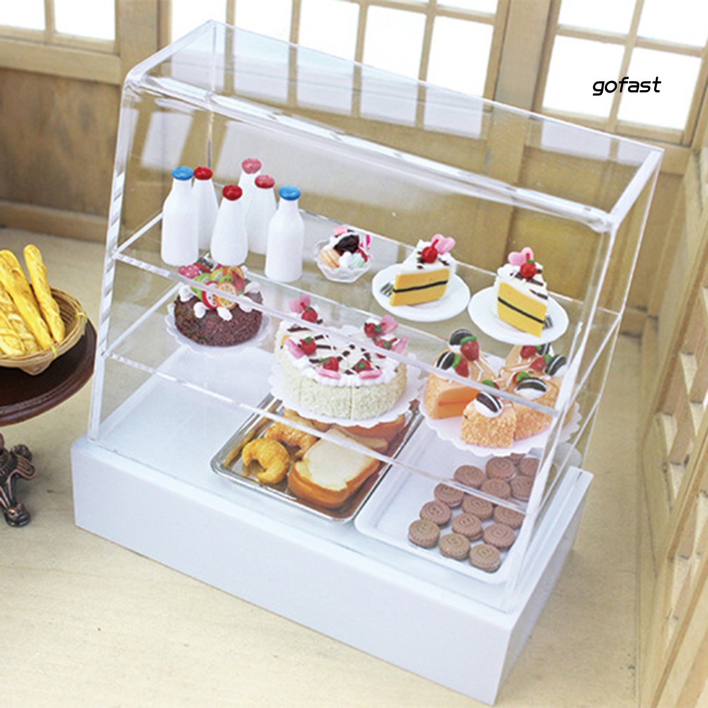 Tủ Bánh Snack Mini Tự Lắp Ráp Xinh Xắn Cho Nhà Búp Bê