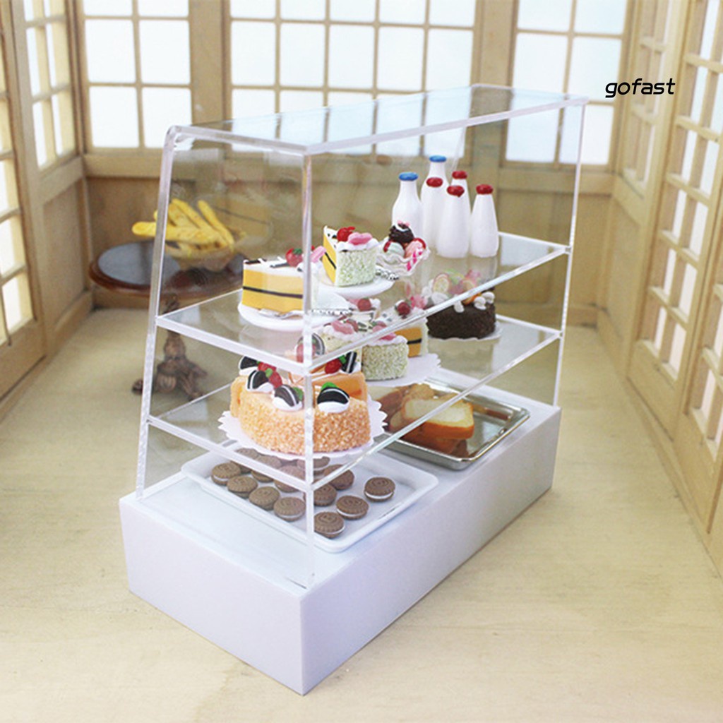 Tủ Bánh Snack Mini Tự Lắp Ráp Xinh Xắn Cho Nhà Búp Bê