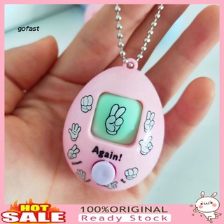 Móc khóa đồ chơi hình trứng in họa tiết trò chơi tù xì