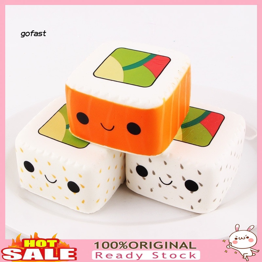 Đồ Chơi Xốp Squishy Giảm Stress Hình Sushi Dễ Thương Dành Cho Bé